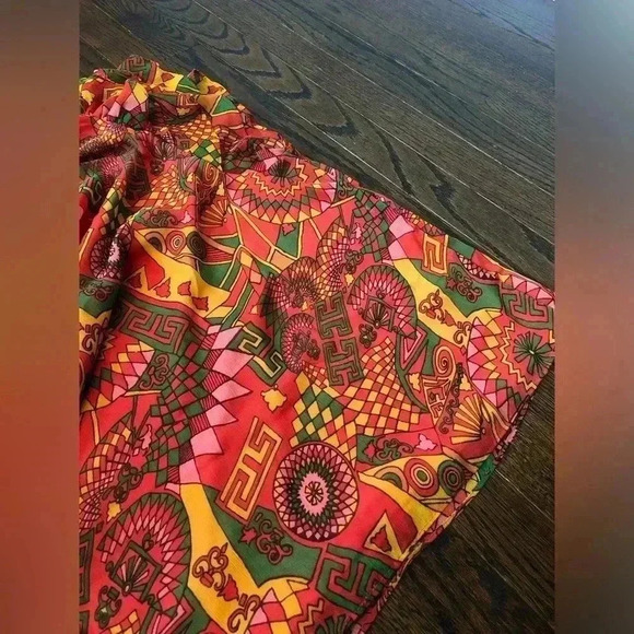 1.State Women’s L Tie Neck Short Flutter Sleeve Blouse in Raspberry Rose - NWT!! - Picture 10 of 12